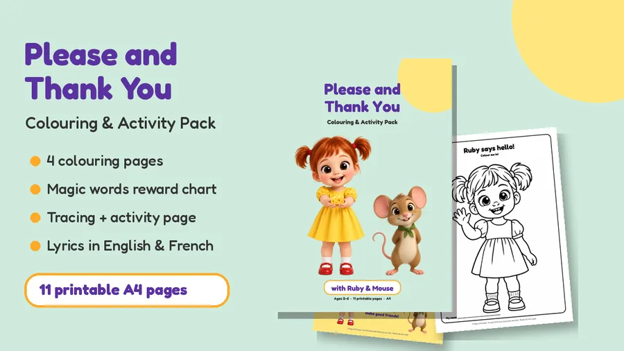 Please and Thank You Activity Pack